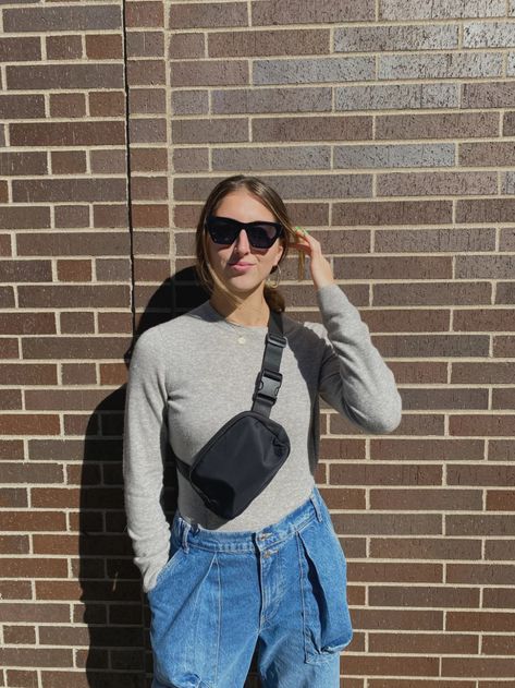 Lululemon Everywhere Belt Bag I Editor Review | POPSUGAR Fashion Belt Bag Outfit, Lululemon Belt Bag, Everywhere Belt Bag, Bag Outfit, Popular Bags, Popsugar Fashion, Athleisure Fashion, Cool Fits, How To Style