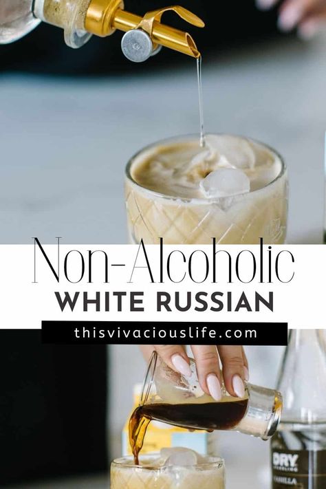 Virgin Cocktail Recipes, Nonalcoholic Party Drinks, White Russian Recipes, Drink Syrups, Alcohol Free Drinks, Drink Recipes Nonalcoholic, Cocoa Beans, Non Alcoholic Cocktails, The Hangover