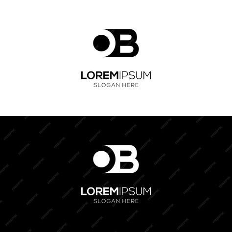 Premium Vector | A simple creative logo design template with the letter OB for modern companies Ob Logo, Abstract Template, Creative Logo Design, Geometric Logo, Abstract Logo, Logo Mockup, Logo Design Creative, Logo Design Template, Business Logo Design