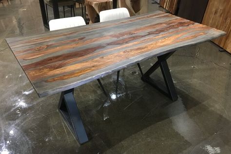 Wood Slab Dining Table, Double Pedestal Dining Table, Live Edge Dining Table, Into The Wood, Counter Height Dining Table, Trestle Dining Tables, Solid Wood Table, Dining Table Top, Pedestal Dining Table