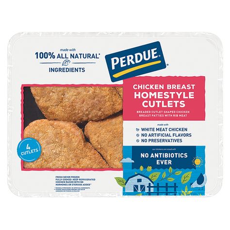 PERDUE® Homestyle Chicken Breast Cutlets | 4165 | PERDUE® Chicken Breast Cutlet Recipes, Quick And Easy Chicken Parmesan, Chicken Marsala Sauce, Chicken Parmesan Sandwiches, Chicken Breast Cutlets, Bread Cutlet, Chicken Parmesan Sandwich, Chicken Cutlet Recipes, Chicken Breast Cutlet