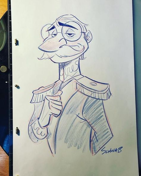 Bill Schwab on Instagram: "The Duke of Weselton. #frozen #disneyanimation #disney" Bill Schwab, Character Designs, Disney Animation, Cartoon Style, Cartoon Styles, Concept Art, Frozen, Character Design, Disney