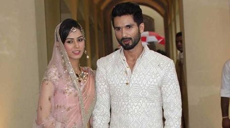 Shahid Kapoor and Mira Rajput Shahid Kapoor Wedding, Low Key Wedding, Mira Rajput, Shahid Kapoor, Indian Brides, Bollywood Gossip, Wedding Outfits, Wedding Magazine, Bollywood Actors