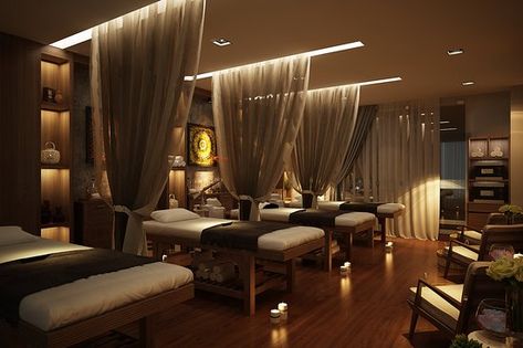 Home Massage Room, Spa Room Design, Spa Room Ideas Estheticians, Spa Room Ideas, Massage Room Design, Spa Massage Room, Massage Room Decor, Indoor Spa, Esthetics Room