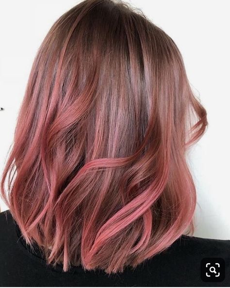 Overtone Hair, Bob Pendek, Underlights Hair, Pink Ombre Hair, Gold Hair Colors, Hair Color Rose Gold, Brown Hair With Blonde Highlights, 10 Points, Brown Blonde Hair