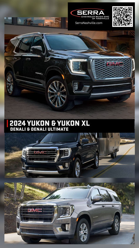 We have several GMC Yukon SLT, Denali and Denali Ultimate in stock and more on the way! Yukon Slt, Gmc Yukon Denali, Yukon Denali, New Suv, Nashville Tn, Gmc Yukon, Buick, Nashville, Cars For Sale