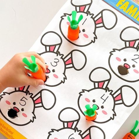 Megan Morris on Instagram: "Feed the Bunny FREEBIE 🐰🥕⁣
⁣
Happy ✨FREEBIE FRIDAY✨! Feed the Bunny by poking carrots into the bunny’s mouth! I set up this activity by printing off this bunny printable, taping it to a cereal box, poking holes, and writing numbers on these carrot candies from Dollar Tree. ⁣
⁣
And best of all, it’s going out to all my email pals FOR FREE! ⁣
⁣
Regular subscribers got it in your inbox this morning and new subscribers will get it as soon as you sign up 💌⁣⁣
⁣⁣
Comment FREEBIE for the link to be sent straight to your messages 🐰🥕" Bunny Printable, Freebie Friday, Writing Numbers, The Bunny, Dollar Tree, Got It, Cereal Box, This Morning, Instagram Feed