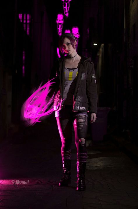 Fetch Infamous second son cosplay Infamous Power Ideas, Infamous 2 Concept Art, Infamous 2 Cole, Infamous Second Son Concept Art, Infamous Second Son Fetch, Infamous First Light, Delsin Rowe, Infamous Second Son, Superhero Suits