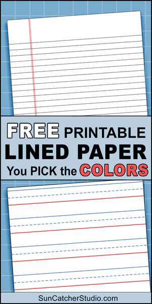 Free Printable Lined Paper (Handwriting, Notebook Templates) – DIY Projects, Patterns, Monograms, Designs, Templates Handwriting Kindergarten, Free Printable Lined Paper, Handwriting Paper Template, Notebook Paper Printable, Tracing Alphabet Letters, Handwriting Notebook, Handwriting Template, Notebook Paper Template, Paper Template Free