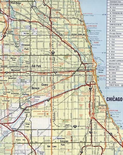 Citizen M, Map Of Chicago, Chicago, Map