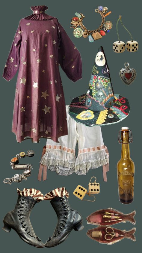 #wizard #wizardcore #trinkets #vintage #wizardfashion #whimsical #outfitinspo #witch Glamour Magick, Wizard Outfit, Woodland Sprite, Victorian Ghost, Witchy Outfits, Ren Faire Outfits, Style Help, Aesthetic Surgery, Wizard Costume