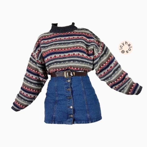 80s Skirt Outfit, 80s Aesthetic Outfits, Instagram Png, Polyvore Png, 80s Inspired Outfits, Look 80s, Stranger Things Outfit, Png Clothes, Mode Retro