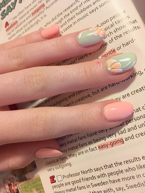 My springs nail💅🏻 Runway Nails, Nail Quotes, Nagellack Trends, Spring Acrylic Nails, Nail Prices, Spring Nail Trends, Minimalist Nail Art, Cute Spring Nails, Spring Nail Colors