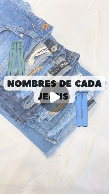 New Jeans Nombres, Jeans Names Women, Comando Jeans, Jeans Wide, Diy Clothes Life Hacks, Jeans Flare, Jeans Fit, Diy Clothes, Mom Jeans