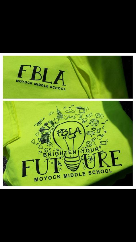 T'shirts we had designed for our FBLA chapter. Fbla Shirts Ideas, Fccla Tshirt Ideas, Fccla Shirts Design, Funny Pta Shirts, Pta Shirts Elementary Schools, Fbla Shirts, Cheap Funny Text T-shirt For School Events, Business Llc, School Advertising