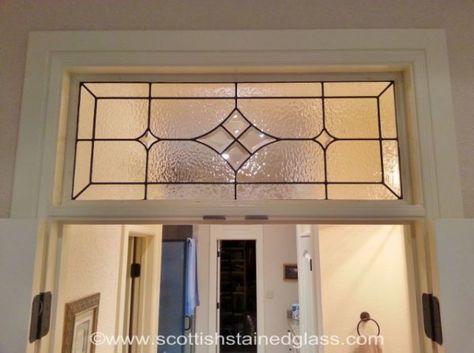 Transom Stained Glass Designs | Minneapolis Stained Glass Glass Transom, Borrowed Light, Leaded Glass Windows, Stained Glass Door, Transom Windows, Stained Glass Diy, Stained Glass Lamps, التصميم الخارجي للمنزل, Stained Glass Designs