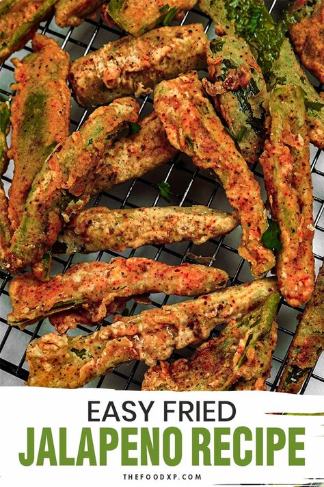 Image of Easy Fried Jalapeños served on a white plate. The jalapeño slices are golden and crispy, coated in a light batter that gives them a satisfying crunch. A small bowl of dipping sauce sits beside them, making this quick and spicy snack or appetizer perfect for sharing. Deep Fried Jalapenos, Texas Toothpicks Recipe, Jalapeno Fries, Fried Jalapenos, Short Recipes, Cheesy Mac And Cheese, Jalapeno Recipes, Potato Dumplings, Drink Inspiration