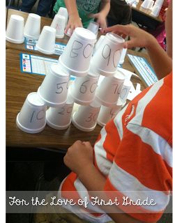 Hands on Skip Counting by 10's: Have a cup stacking contest Counting In 2s 5s 10s, Counting In 10s, Skip Counting Activities, Cup Stacking, Dixie Cups, Counting By 10, Counting By 5's, Math Textbook, Math Counting