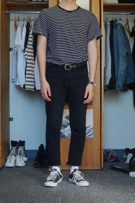 Took a fit pic a day for a few months. Here are some of my favorites. (Personal Inspo Album) - Imgur Tomboy Stil, Vintage Outfits Men, Style Skate, Trendy Mens Fashion, Streetwear Mode, Retro Men, Men Fashion Casual Outfits, Tomboy Fashion, Fashion Logo