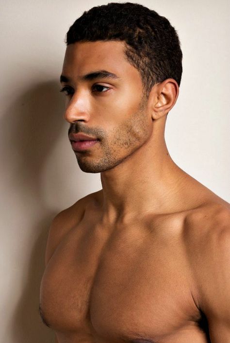 Black Profile, Face Angles, Black Male Models, Face Study, Beard Love, Open Minded, Pose Reference Photo, Interesting Faces, Black Boys