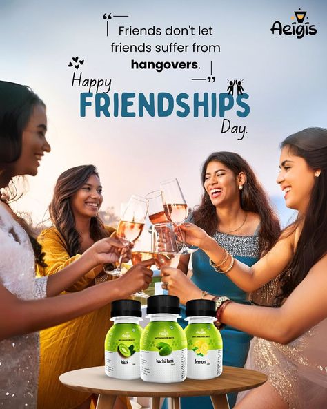 Friends don’t let friends suffer from hangovers. 🤕 That’s why we have Aeigis Anti Hangover Shots!💪 This Friendship Day, make sure your squad is stocked up and ready to party without the pain. 🎉 Order your Aeigis Antihangiver Shots now and celebrate the bonds of friendship with a clear head. 🥂 #FriendshipDay #Aeigis #AntiHangover #GoodTimes 🍻#aeigisantihangover #aeigisantihangovershots Anti Hangover, Happy Friendship Day, Friendship Day, Make Sure, Good Times, Let It Be, Celebrities, Quick Saves, Instagram