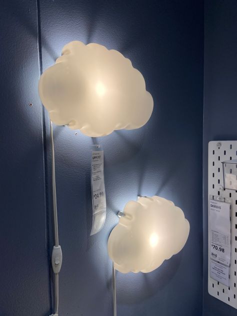 Ikea Cloud Lamp, Ikea Shopping, Cloud Lights, Safe Space, Room Inspo, Desk Lamp, Dorm Room, Wall Lights, Desk