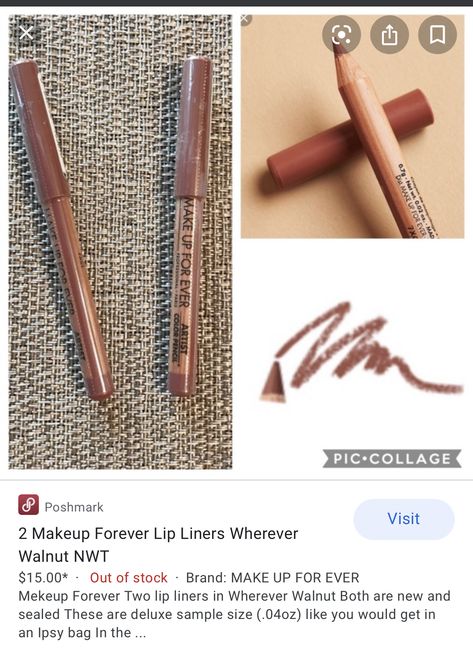 Makeup Forever Lip Liner, Make Up Forever, Two Lips, Artist Pencils, Ipsy Bag, Make Up For Ever, Makeup Forever, Lip Liner, Beauty Makeup