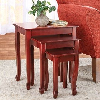 Search | Collections Etc. Nesting Accent Tables, Nesting End Tables, End Tables With Drawers, Media Table, Tables Set, Mahogany Color, Collections Etc, Room Design Bedroom, Accent Tables