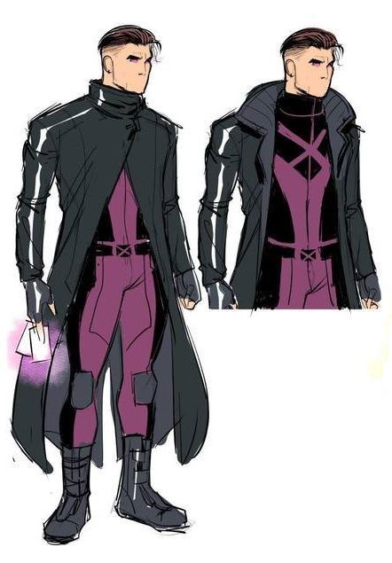 Gambit Redesigns by Lukas Werneck Xmen Uniform Design, Superhero Outfits, Gambit X Men, Superhero Designs, Marvel Character Design, X Men Evolution, Superhero Villains, Super Hero Outfits, Marvel Superhero Posters