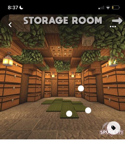 Minecraft Daycare Ideas, Cave Storage Room Minecraft, Storage Build Minecraft, Storage Room In Minecraft, Storage Room Ideas Minecraft, Storage Room Minecraft Ideas, Storage Area Minecraft, Storage Room Minecraft Design, Storage Bunker Minecraft