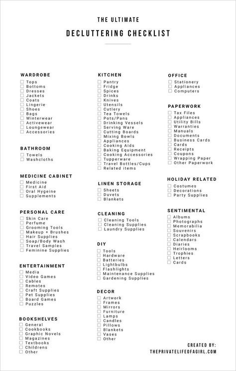 Declutter Bedroom Checklist, Minimalist Checklist, Bedroom Checklist, Decluttering Checklist, Cer Nocturn, Declutter Bedroom, Declutter Checklist, Home Edit, House Cleaning Checklist