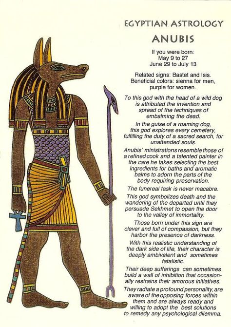 Egyptian Astrology - Anubis Egyptian Astrology, Starověký Egypt, Ancient Egypt Gods, Egiptul Antic, Egyptian Deity, Gods Of Egypt, Ancient Egyptian Gods, Egyptian Tattoo, Ancient Mythology