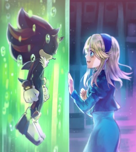 Sonic Shadow And Maria, Shadow And Maria Comics, Sonic Maria Robotnik, Shadow The Hedgehog And Maria, Maria Sonic, Maria And Shadow, Shadow X Amy, Maria The Hedgehog, Maria Robotnik