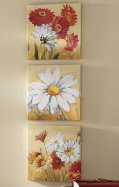 . Indoor Ideas, Country Door, Favorite Flower, Flower Paintings, Yellow Kitchen, China Painting, Red Poppy, Flower Art Painting, Diy Art Painting