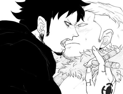 One Piece Smoker X Law, Smoker X Law, Law X Smoker, I M Scared, Trafalgar Law, One Piece, Anime, Fictional Characters, Quick Saves