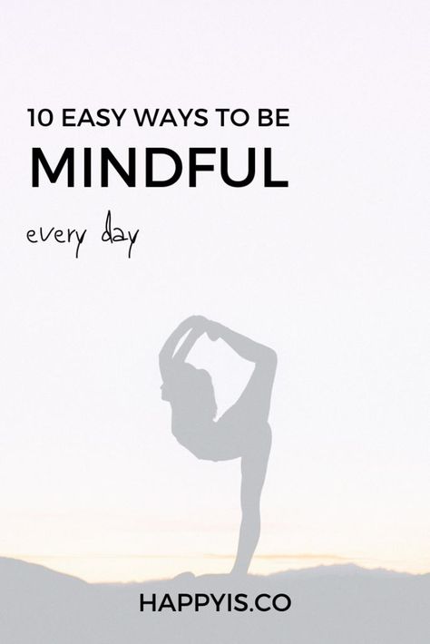 10 easy ways to be mindful every day. Tips on how to be mindful and have a daily mindfulness practice.   #mindfulness #mindful #mindfulliving #mindfuleating #simplify Daily Mindfulness, What Is Mindfulness, Mindful Moments, Feeling Sorry For Yourself, Mindfulness Techniques, Mindfulness For Kids, Mindfulness Exercises, Mindfulness Activities, Meditation Techniques