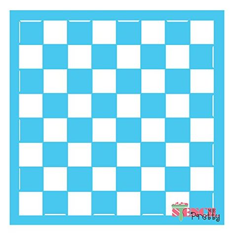 Preschool Board Games, Board Games For Couples, Checkers Board, Stencils For Painting, Games Ideas, Games For Toddlers, Preschool Games, Stencil Diy, Wood Canvas