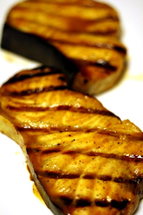 Photo credit FSGM Media LLC Mako Shark Recipes, Shark Steak, Shark Recipes, Mako Shark, Grilled Meats, Intelligence Service, How To Cook Fish, Cooking With Olive Oil, Healthy Fish