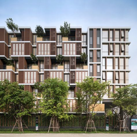 Condominium Architecture, Architectural Portfolio, Real Estates Design, Apartment Architecture, Residential Complex, Architecture Exterior, Facade Architecture, Facade Design, Green Roof