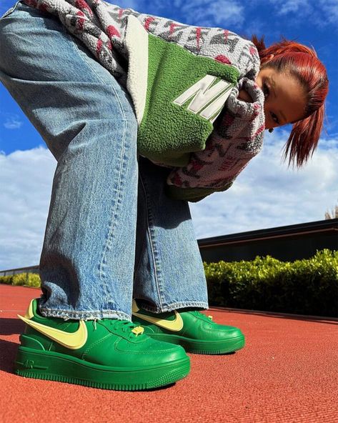 Ambush Air Force, Af1 Outfit, Yoon Ahn, Green Force, Nike World, Nike Snkrs, Archive Fashion, Socks And Heels, Oregon Ducks