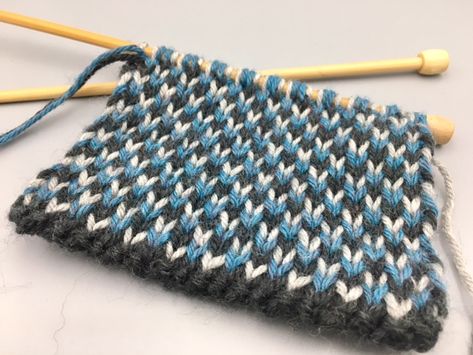 Triple Check Knit - mathgrrl Knitted Stitches, Knitting Stitches Tutorial, Simple Scarf, Knitting Instructions, Scarf Knitting Patterns, Knit Stitch Patterns, Knit Stitch, Diy Knitting, Knitting Tutorial