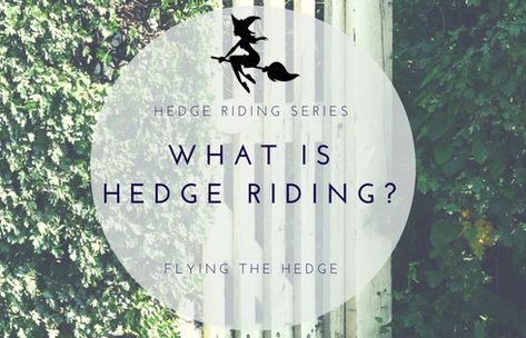 Hedge Riding, Witches Cupboard, Hedge Witchcraft, Hedge Witchery, Central Dogma, Witch Life, Collective Unconscious, The Otherworld, Altered State Of Consciousness