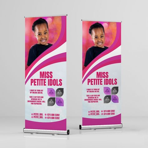 Create a Simplistic Banner Design: A Step-by-Step Guide Pull Up Banner, Roll Up Banner Design, Photoshop Tutorials Free, Design In Photoshop, Create A Banner, Roll Up Design, Roll Up Banner, Menu Design Template, Professional Business Card Design