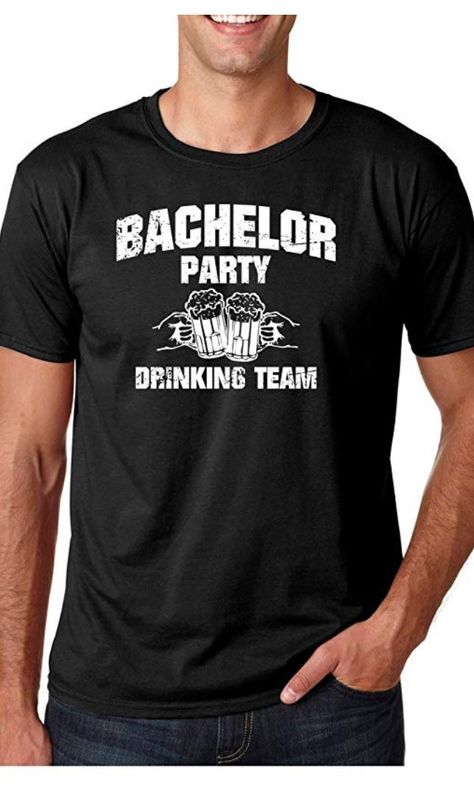 Bachelor Party Shirts for Guys funny, bachelor party supplies, las vegas bachelor party, exotic dancer, wild bachelor party, wolfpack, bachelor party accessories, bachelor party tshirt, groom squad | #bachelor #bachelorparty #vegas #wolfpack #affilatelink Funny Bachelor Party, Bachelor Party Shirts, Drinking Team, Drinking Party, Wedding Gifts For Parents, Bride And Groom Gifts, Bachelor Party, Party Shirts, Branded T Shirts