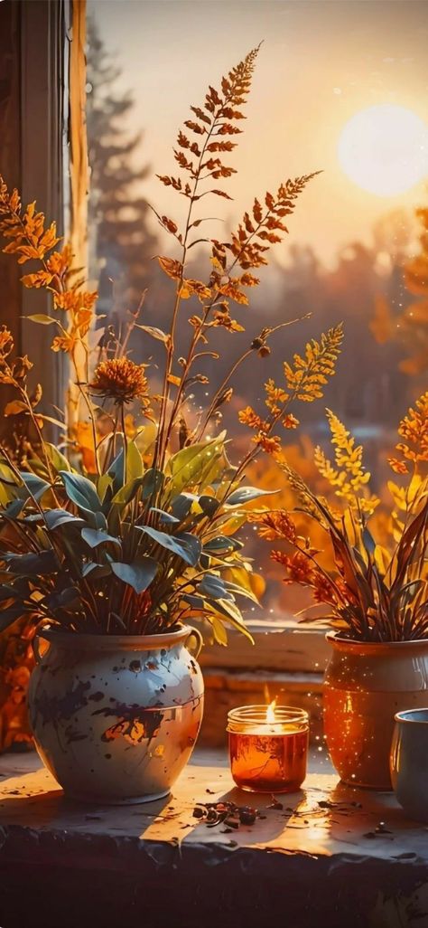 Autumn Wallpaper Hd, Oil Painting Background, Whimsical Art Paintings, Fall Faves, Iphone Wallpaper Fall, Autumn Love, Autumn Decorating, Moon Photography, Autumn Scenes