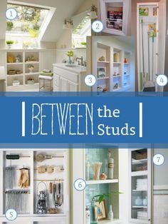 Kitchen Storage Between Studs, Between The Stud Storage, Recessed Shelves Between Studs, Using Space Between Wall Studs, Shelves In Between Studs, Bookshelf Between Studs, Closet Between Studs, Diy Between The Studs Storage, Between The Studs Broom Closet