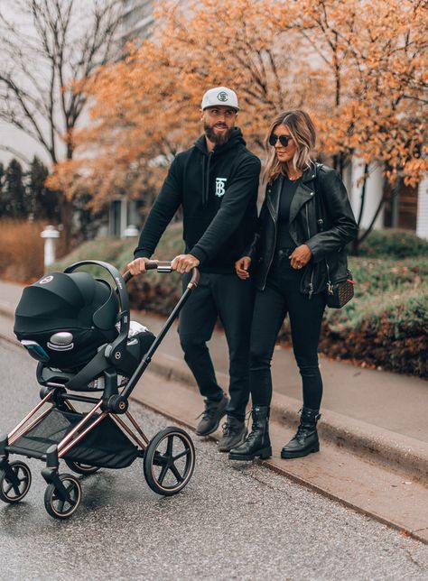 5 Ways to Wear Combat Boots - Cella Jane Cybex Priam, Graco Stroller, Cella Jane, Adidas Swift Run, Patagonia Jacket, Baby Needs, Sleek Fashion, Family Outfits, White Sneaker