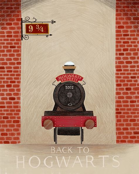 Harry Potter Drawings Easy, Harry Potter Library, Hogwarts Train, Back To Hogwarts, Classe Harry Potter, Harry Potter Painting, Harry Potter Classroom, Harry Potter Poster, Harry Potter Illustrations