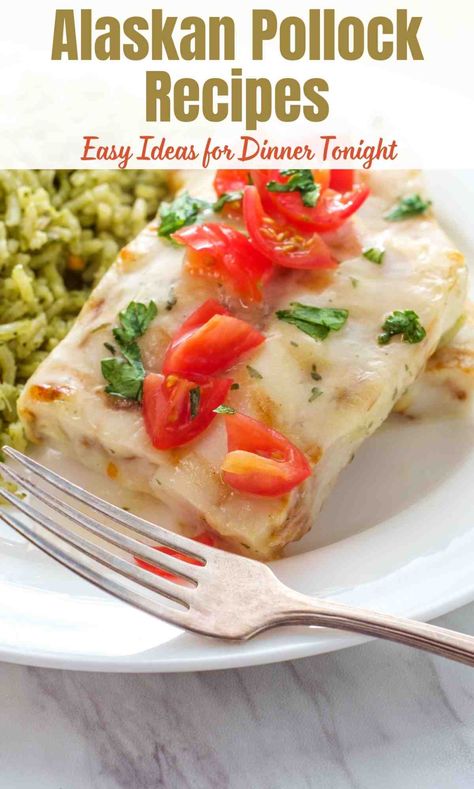 Alaskan Pollock Recipes - Easy Ideas for Dinner Tonight Alaskan Pollock Recipes, Pollack Fish Recipes, Alaskan Recipes, Pollock Recipes, New Dinner Ideas, Ideas For Dinner Tonight, Pollock Fish, Alaska Food, Antipasto Appetizer