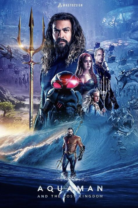 Dc Aquaman Art, Aquaman Wallpaper, 2023 Movies, Aquaman And The Lost Kingdom, Aquaman Movie, Aquaman Comic, Adams Movie, Aqua Man, Movie Inspiration